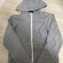 FRED PERRY グレー フルジップパーカー M