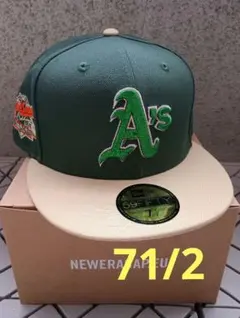 アスレチックス NEWERA ニューエラ キャップ 59fifty 71/2