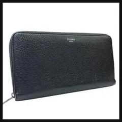 CELINE セリーヌ ラウンドファスナー 長財布 ブラック　3121のサムネイル