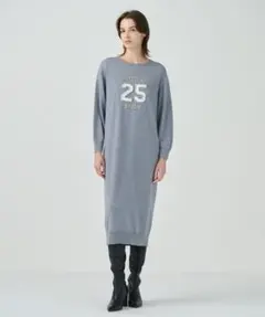 【美品】グレースコンチネンタル　ナンバーモチーフニットワンピース