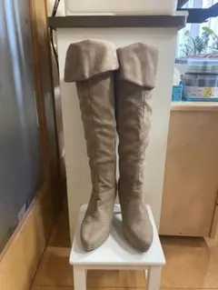 ロングブーツファスナー付き