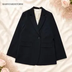 定価30,800円 BARNYARDSTORM テーラードジャケット ネイビーのサムネイル