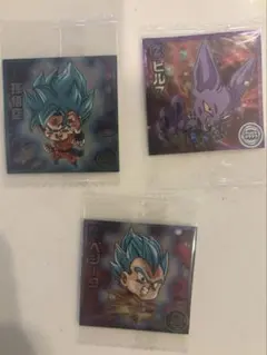 ドラゴンボール 超戦士シールウエハース超 超絶感謝の十周年　3枚セット