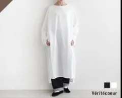 Veritecoeur 別注 コットンタイプライターワンピースのサムネイル