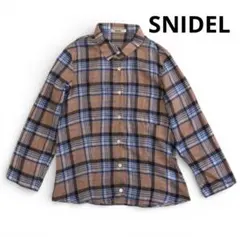 【美品】SNIDEL スナイデル 長袖シャツ チェック柄サイズF
