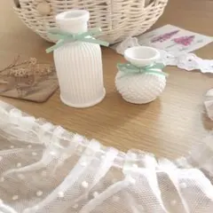 フラワーベースセット♡アロマストーン♡置物