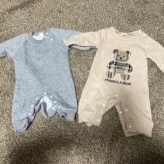 SHEIN ベビー ロンパース 2点セット 3M くま柄