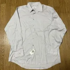 【新品未使用】Calvin Klein 長袖シャツ ライトブルー ストライプ