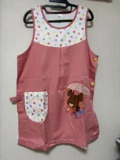 a*i様 くまのがっこう　ジャッキー　エプロン　保育士