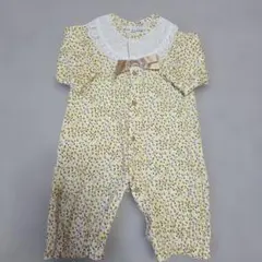 美品。Ray Cassin 花柄ロンパース 50-60