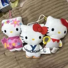 マック　ハローキティ ぬいぐるみ 3体セット