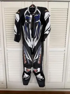 HYOD革ツナギ 青/白 膝プロテクター付き 2026年最新】メーカー：HYOD 革ツナギの人気アイテム - メルカリ