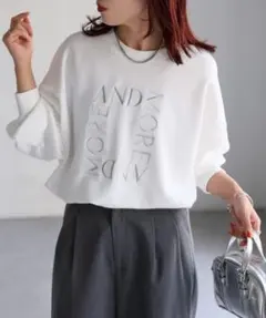 【未使用】Riberryトレーナー スウェット スクエアロゴ刺繍スウェット