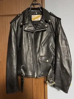ショット　レザージャケット ライダース ダブル 618 キングサイズ42