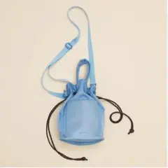 【emmi atelier】巾着ショルダーバッグ　美品のサムネイル