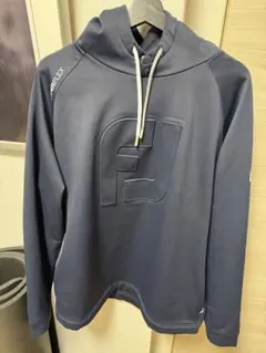 FJ フード付きネイビーパーカー