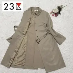 23区 大きいサイズ　ステンカラーコート ベルト付き ベージュ 48 ４Ｌのサムネイル
