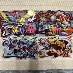 デジモン ダイカットステッカー 4枚セット デジタルモンスター ステッカー