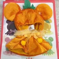 ディズニー ユニベア シークレット コスチューム ポンチョ フルーツ みかん