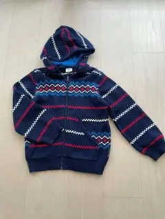 【新品未使用】POLARN O.PYRET　ニットパーカー　サイズ110～116