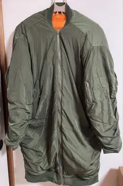 古着 MA-1 ジャケット ロングコート ビッグサイズ