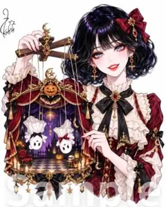 A8 オリジナル 人物ステッカー コラージュ 紙もの 雑貨 素材 女の子