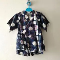 BREEZE 花火模様 甚平 140サイズ