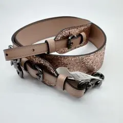 【未使用級】COACH ショルダーストラップ 単品 ガンメタル メタリック