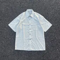 70s〜80s vintage unknown 6ボタンボックスシャツ