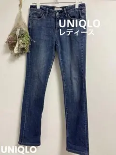 UNIQLOレディース　ヒートテックストレートデニム
