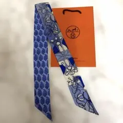 希少 エルメス HERMES ツイリー パウニー族の首長 馬 ホース シルク
