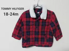 TOMMY HILFIGER　トミーヒルフィガー　上着　赤チェック　90㎝