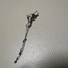 シルバー 羽モチーフ イヤーカフ左右セット2つ