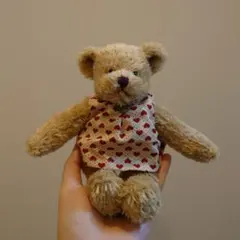 MOTHER LAND テディベア ぬいぐるみ ハート柄ドレス