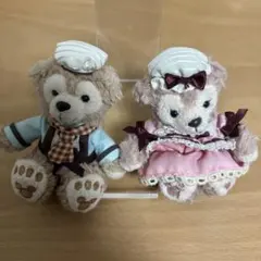 ダッフィー シェリーメイ ぬいぐるみ ストラップ付き