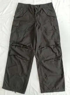 米軍 実物 M65 カーゴパンツ ウッドランド迷彩 DEEP BLACK M-R