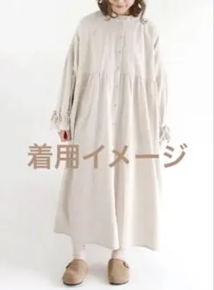 SM2＊袖フリル＊リボンドットロングワンピース＊サマンサモスモス