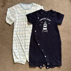 COMME CA ISM ロンパース 50-70cm 2点セット