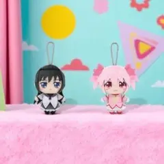 魔法少女まどか⭐︎マギカ　鹿目まどか　暁美ほむら　ぬいぐるみ くまめいと 魔法少女まどか☆マギカ・ぬいぐるみマスコット