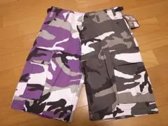ロスコ 新品 BDUショーツ 2トーンViolet/City Camoカモ XS