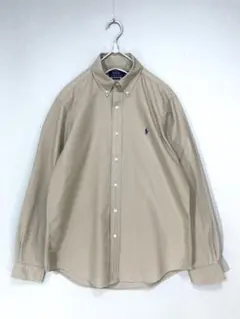 413 美品 POLO RALPH LAUREN C-FIT 薄手コットンシャツ