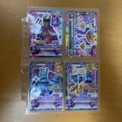 アイカツカード 4枚セット サイン入り