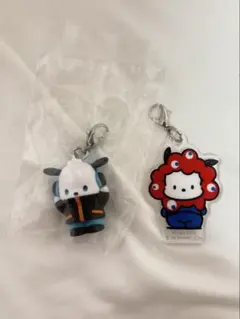 お値下げしました❗️❗️ポチャッコ めじるしアクセサリーセット ガチャガチャ