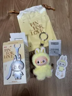 POP MART PIN FOR LOVE イニシャルラブブF