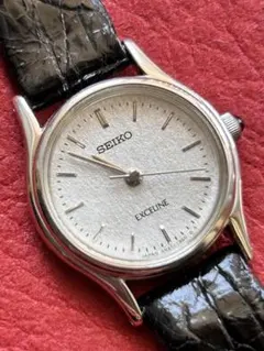 セイコーエクセリーヌ レディースクオーツ稼働品 箱、タグ、取扱説明書付き