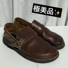 ⭐️極美品⭐️フェルナンドフットウェア　ベルトストラップ　スリッポン　レザー ⭐️極美品⭐️ フェルナンドフットウェアベルトストラップ