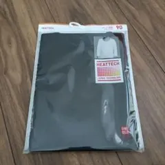 HEATTECH Uネック長袖シャツ 90サイズ ブラック