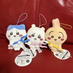 ちいかわ 討伐マスコット2 ちいかわ ハチワレ ウサギ 3個セット ぬいぐるみ②