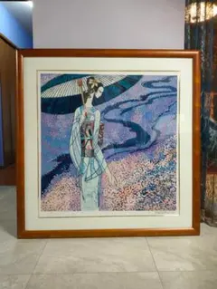 ティン・シャオカン（丁 紹光）『花影の母子像』シルクスクリーン【真作保証】 絵画 花影の母子像 | ティン・シャオカン（丁 紹光） – 北海道画廊