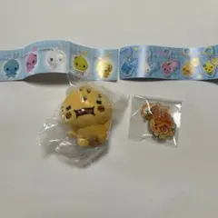 しずくちゃんふわふわぬいぐるみ　 アクリルチャーム アセオ君2個セット